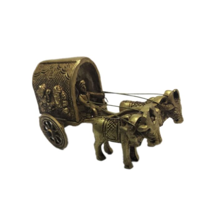 Brass Cow Cart (bullock cart) - Mattuvandi - Image 4