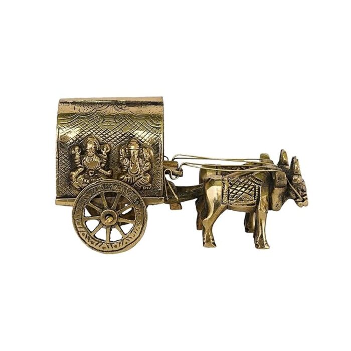 Brass Cow Cart (bullock cart) - Mattuvandi