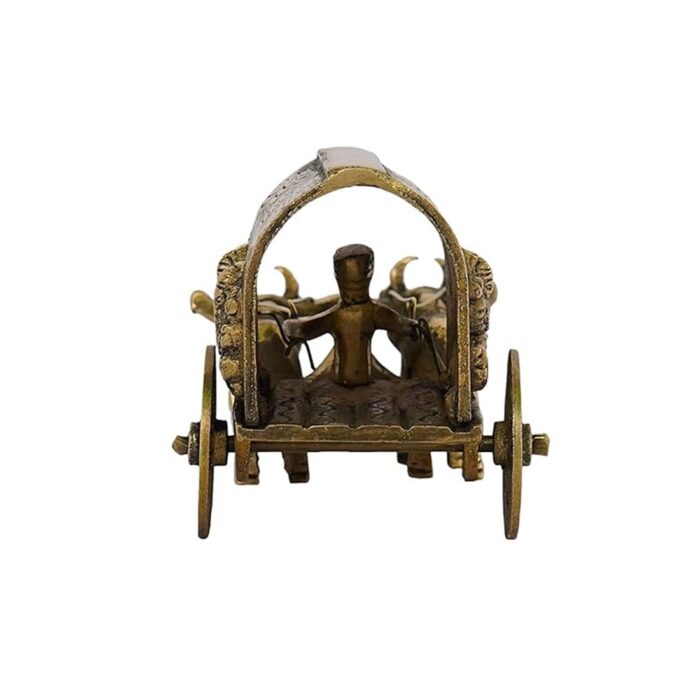 Brass Cow Cart (bullock cart) - Mattuvandi - Image 3