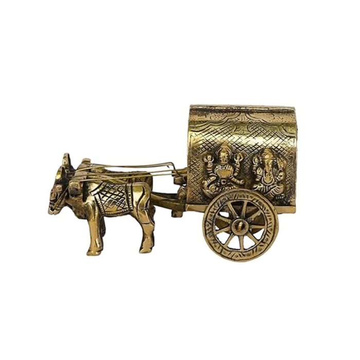 Brass Cow Cart (bullock cart) - Mattuvandi - Image 2
