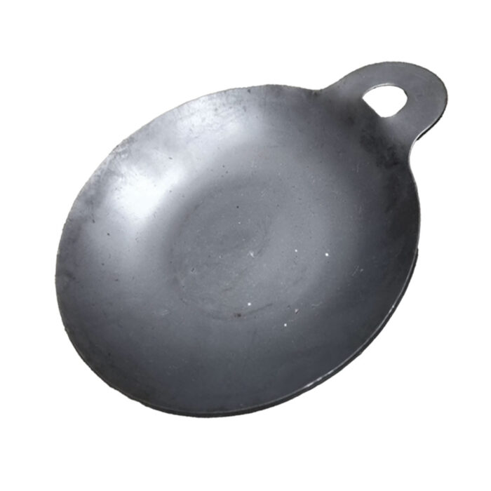 Traditional Cast Iron Fish Fry and Dosa Tawa - 10 Inchs