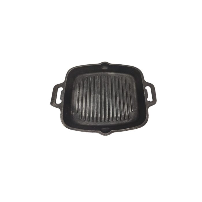 Seasoning Iron Double Handle Grill Pan - Image 3