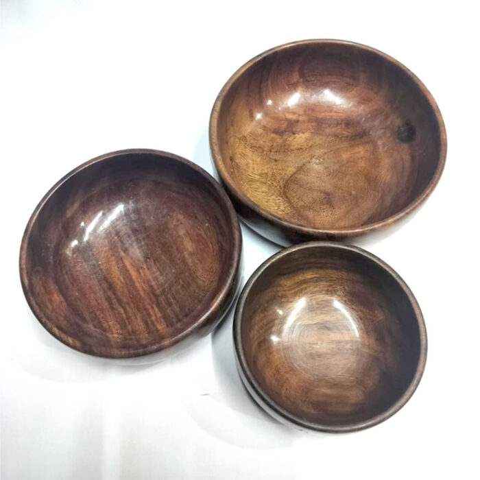 Wood Classic Elegant Serving Bowl - Image 2